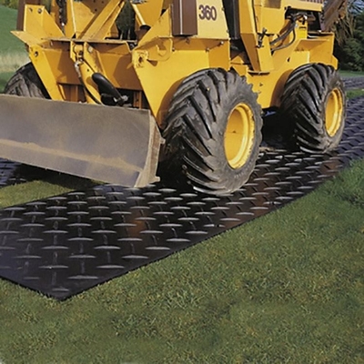 Nhựa PVC bảo vệ mặt đất Cần cẩu xe tải truy cập Mat Thảm đường xây dựng