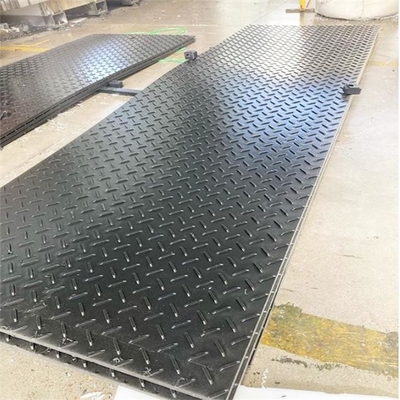 Xe tải lĩnh vực dầu nhựa HDPE tùy chỉnh Theo dõi đường bộ Mat cho máy xúc