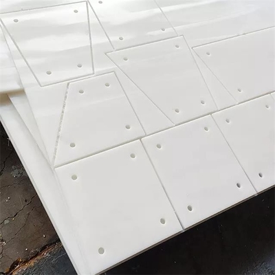 Tấm lót UHMWPE chống mài mòn màu trắng cho tấm lót Silo hạt thép Silo