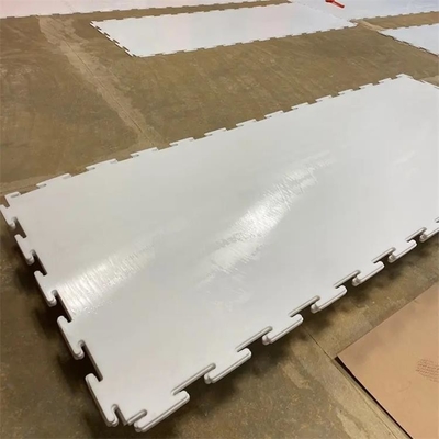 Sân trượt băng tổng hợp khúc côn cầu 1200 * 1000mm Sàn trượt patin UHMWPE di động