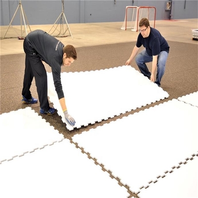 Vật liệu Polyetylen di động Gạch lát sàn khúc côn cầu trên băng UHMWPE
