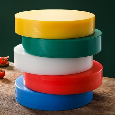Thớt nhựa HDPE nhà bếp tùy chỉnh chạm khắc tròn cho pho mát