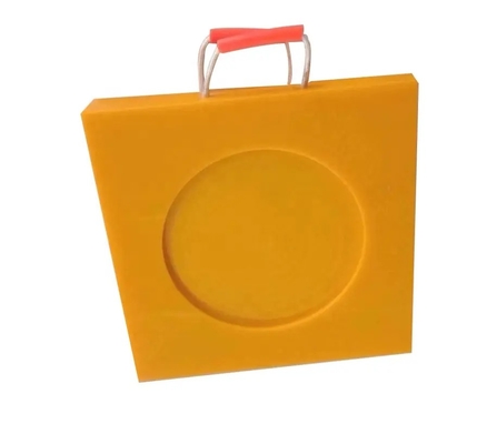 Tấm lót ngoài bằng nhựa cứng 24X24 inch Khối cần cẩu Jack Xe tải Tấm lót chân