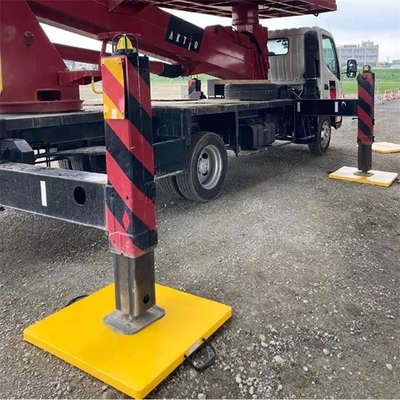 Thảm hỗ trợ chân cần cẩu tổng hợp HDPE Tấm đệm ổn định Outrigger Miếng đệm chân Jack