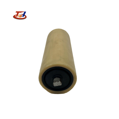 Băng tải chở hàng bằng nhựa UHMWPE màu đen hiệu suất cao Con lăn quay trở lại làm biếng
