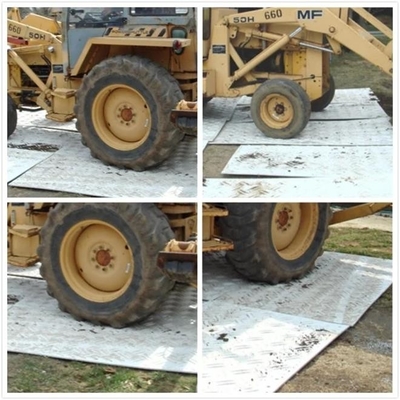 Mobile Clear Polyethylene Ground Protection HDPE Thảm đường vào tạm thời