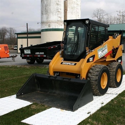 4ft.W X 8ft.L Tấm kim cương Thiết kế mặt lốp Thảm bảo vệ mặt đất HDPE rõ ràng