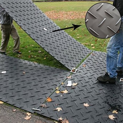 4X8ft Chống trượt nhẹ Thảm bảo vệ mặt đất tạm thời bằng nhựa PVC Thảm Bog