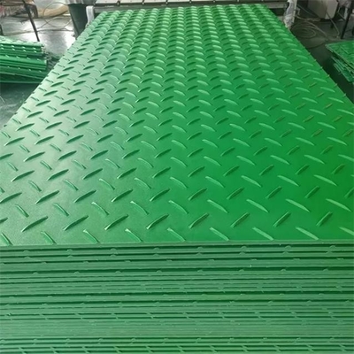 Nhựa bền màu xanh lá cây nhựa PVC Đường đất đầm lầy cho máy xúc xây dựng
