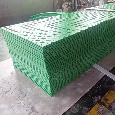 Nhựa bền màu xanh lá cây nhựa PVC Đường đất đầm lầy cho máy xúc xây dựng