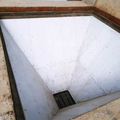 Tấm lót UHMWPE chống mài mòn màu trắng cho tấm lót Silo hạt thép Silo
