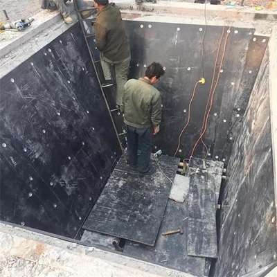 Tấm lót than UHMWPE Tấm lót than không dính màu đen tùy chỉnh