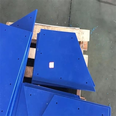 Hộp nhựa xe tải tự bôi trơn màu xanh Silo Liner UHMW PE Lining Board