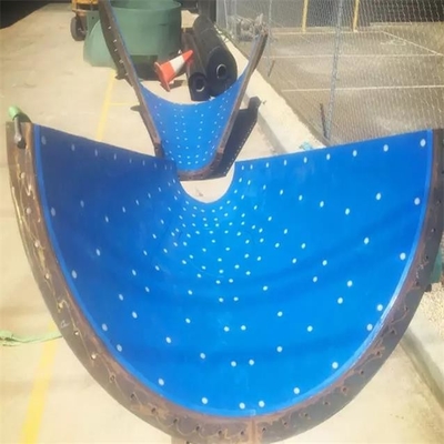 Hộp nhựa xe tải tự bôi trơn màu xanh Silo Liner UHMW PE Lining Board
