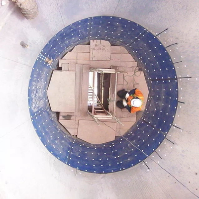 Silo hình trụ Tấm UHMWPE Silo tự bôi trơn Lớp lót than Bunker Liner