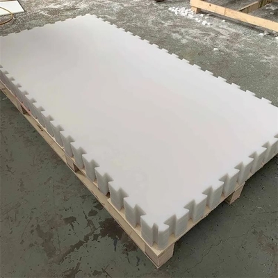 Sân trượt băng tổng hợp khúc côn cầu 1200 * 1000mm Sàn trượt patin UHMWPE di động
