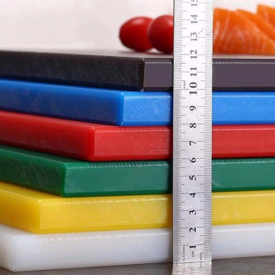Thớt nhựa Polyetylen mật độ cao có màu chống vi khuẩn 20mm