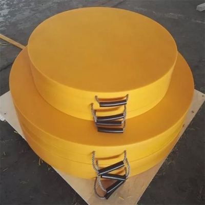 Xe tải nhựa HDPE tròn chịu mài mòn bền Tấm đệm hỗ trợ chân Outrigger