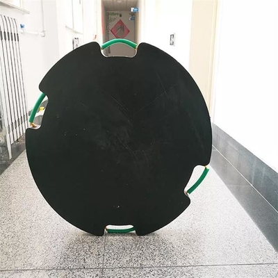 Black Round Jack Jack Foot Tấm nhựa Cần cẩu Outrigger Pad cho cần cẩu di động