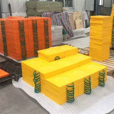 Cần cẩu máy bơm nhựa Polyetylen mật độ cao Miếng đệm ngoài bằng nhựa HDPE Trailer Jack Plate