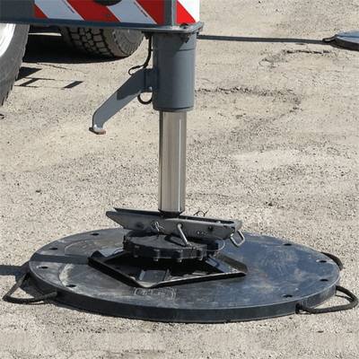 Kỹ thuật Nhựa Vòng bi Mặt đất Vòng bi nhựa HDPE Xe tải Outrigger Pad