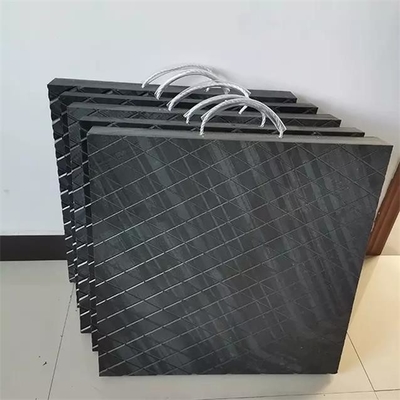 500x500mm HDPE An toàn Outrigger Pad Bộ ổn định khu vực Tấm lót chân Tấm lót chân cần cẩu