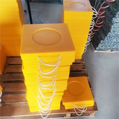 Thảm hỗ trợ chân cần cẩu tổng hợp HDPE Tấm đệm ổn định Outrigger Miếng đệm chân Jack