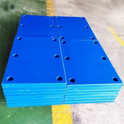 Miếng đệm mặt bằng nhựa UHMWPE Dock Fender cho xây dựng cảng Bảo vệ bến cảng