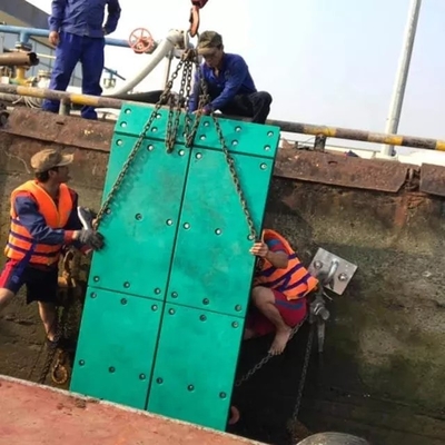 Tấm chắn bùn bằng nhựa chống ăn mòn HDPE Đối mặt với Tấm đệm Dock Đệm Tấm bảo vệ
