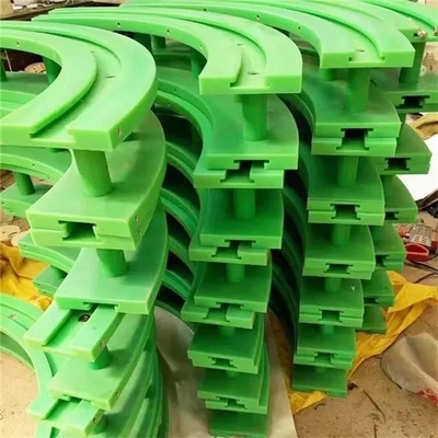 Đường ray dẫn hướng Polyetylen Hướng dẫn sử dụng chuỗi nhựa UHMWPE Mang dải cho băng tải