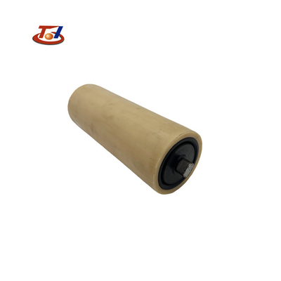 Băng tải chở hàng bằng nhựa UHMWPE màu đen hiệu suất cao Con lăn quay trở lại làm biếng